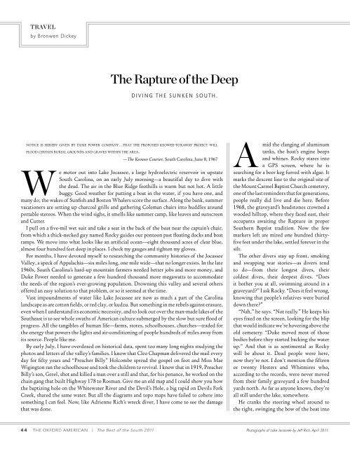 The Rapture of the Deep - Bronwen Dickey