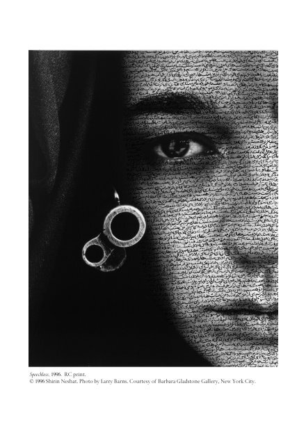 An Interview with Shirin Neshat - Feminist Studies