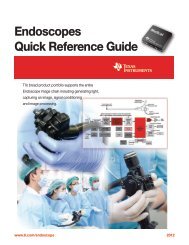 Endoscope Quick Reference Guide - Texas Instruments