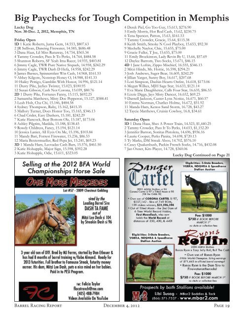 It's Go Time - NFr 2012 Is On - Barrel Racing Report
