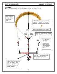 BEST KITEBOARDING KICK BAR UPGRADE