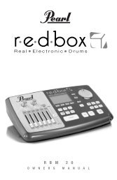 RBM-20 Module Owner'sManual - Pearl Music Europe