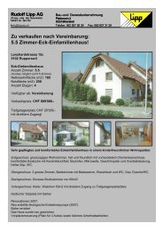 5.5 Zimmer-Eck-Einfamilienhaus! - Lipp AG