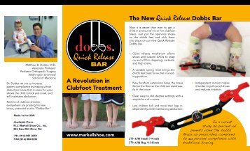 Quick-Release Dobbs Bar Brochure - Markell Shoe Co.