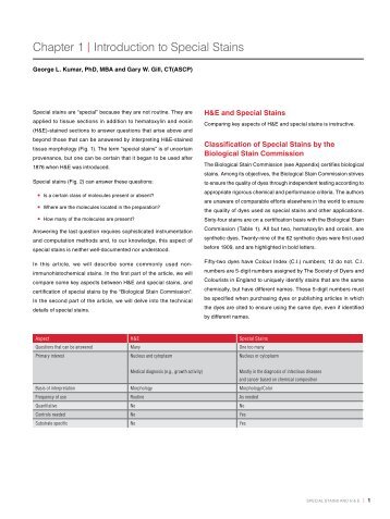 Chapter 1 | Introduction to Special Stains - Dako