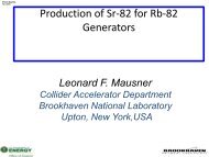 Production of Sr-82 for Rb-82 Generator - Society of Nuclear Medicine