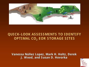 quick-look assessments to identify optimal co2 eor storage sites