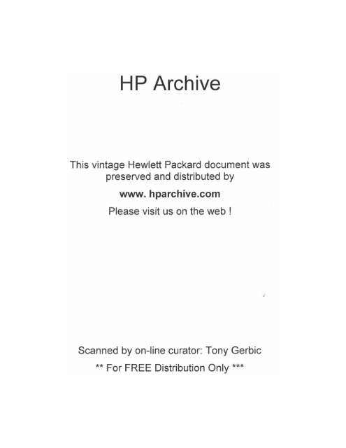 175A - HP Archive