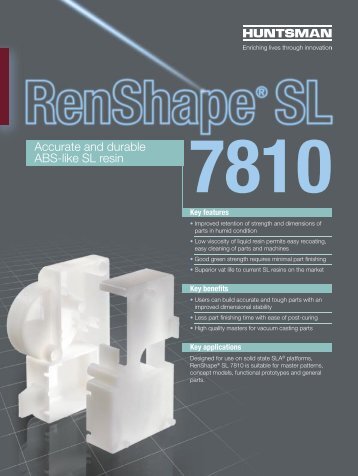 Renshape 7811 - Quickparts.com