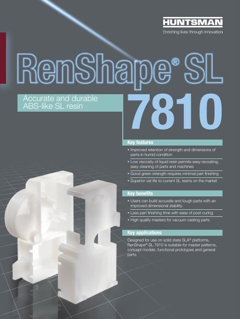 Renshape 7811 - Quickparts.com