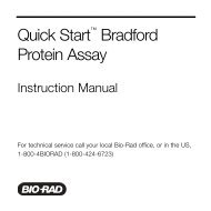 Quick Start™ Bradford Protein Assay