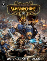 WARMACHINE: Quick Start Rules (Front) - Privateer Press