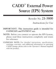 CADD External Power Source - Smiths Medical