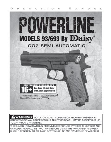 MODELS 93/693 By - Daisy Outdoor Products