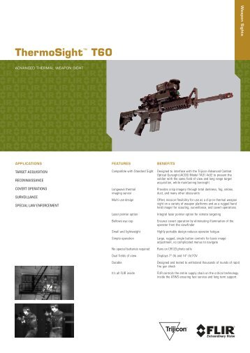 FLIR Trijicon ATWS ThermoSight Brochure