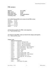 PDK summary - Silvaco