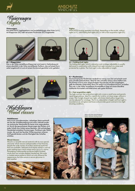 Anschutz 2012 Sport Rifle Catalog - ShootersCatalogue.com