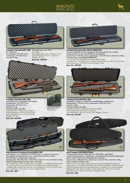 Anschutz 2012 Sport Rifle Catalog - ShootersCatalogue.com