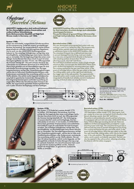 Anschutz 2012 Sport Rifle Catalog - ShootersCatalogue.com
