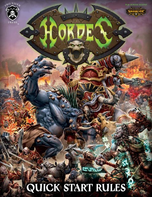 Privateer Press Hordes: Two Player Battle Box (MKIII)