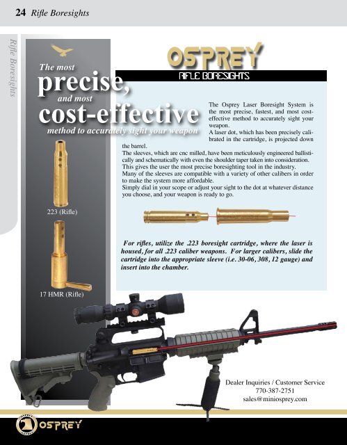 precision optics - Osprey Optics