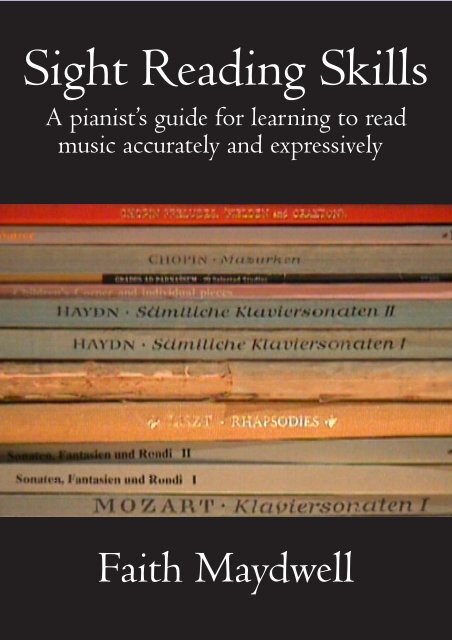 Sight Reading Skills - Anthony Maydwell - AnthonyMaydwell.com