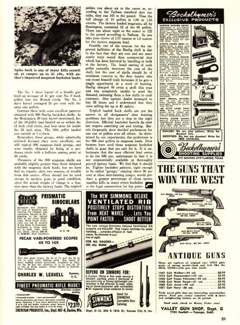 GUNS Magazine July 1957