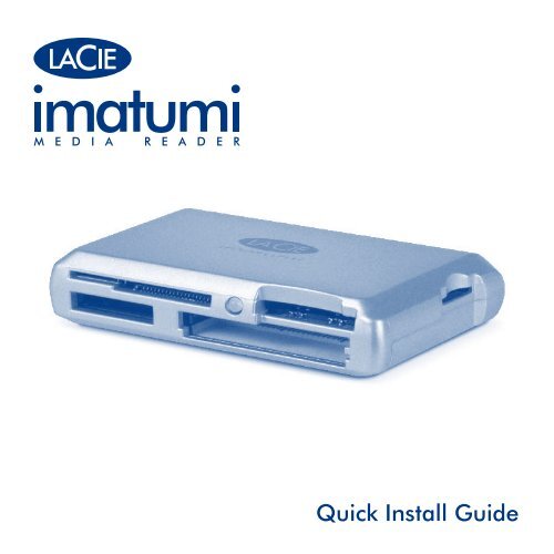 Downloads Quick Install Guide LaCie