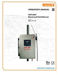 Operator's Manual - Smiths Medical
