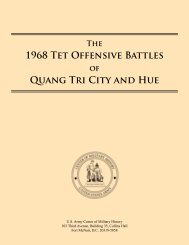 1968 Tet Offensive Battles Quang Tri City and Hue - US Army Center ...