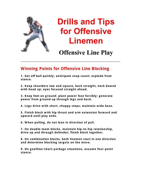 Simple Offensive lineman workout program for at Gym