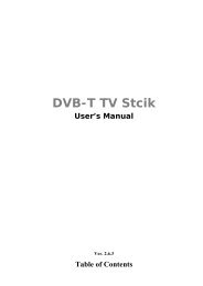 TV Stick DVB-T User Manual.pdf - Gericom