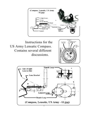 Instructions for the US Army Lensatic Compass. Contains ... - Specops