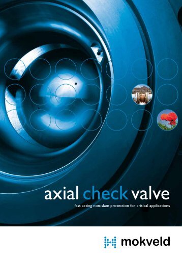 Mokveld axial check valve brochure