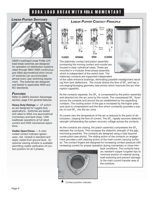 Overhead SF6 Insulated Switching Catalog - G&W Electric