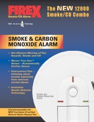 SMOKE & CARBON MONOXIDE ALARM - FireX