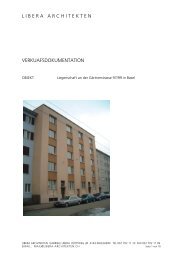 Verkaufsdokumentation Liegenschaft ... - Libera-Architekten
