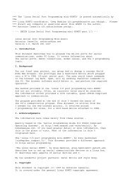 *** The `Linux Serial Port Programming mini-HOWTO' is ... - Netzmafia