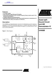 Quasi-split Sound Circuit and AM Demodulator IC U4468B - w