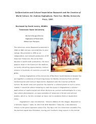 Californication and Cultural Imperialism Baywatch ... - David Lavery