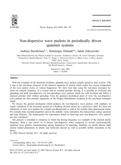 Non-dispersive wave packets in periodically driven quantum systems