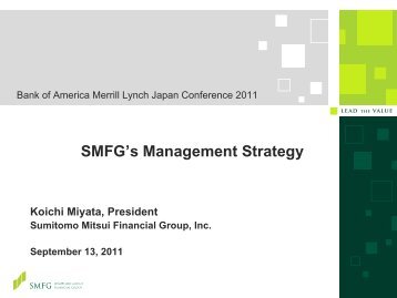 SMFG's Management Strategy