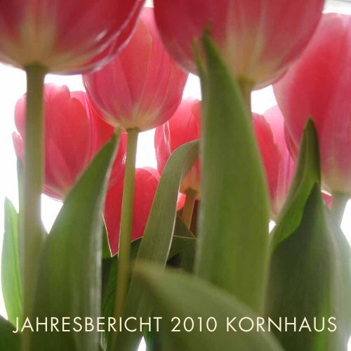 JAHRESBERICHT 2010 KORNHAUS - Kornhaus Vogelsang