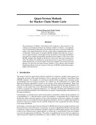 Quasi-Newton Markov chain Monte Carlo - Informatics Homepages ...