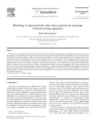 Matching of quasi-periodic time series patterns by - Department of ...