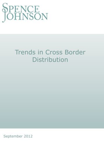 “Trends in Cross Border Distribution” by ALFI