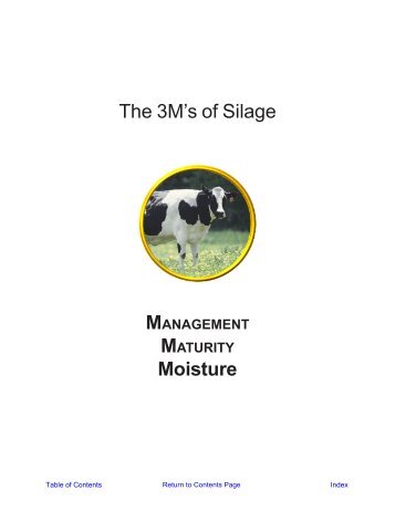 Moisture The 3M's of Silage - Ag-Bag
