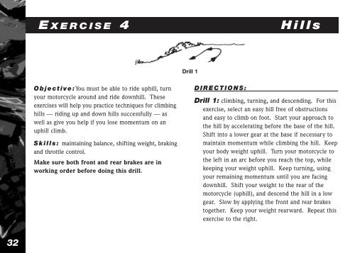 Tips and Practice Guide for - The MSF DirtBike School