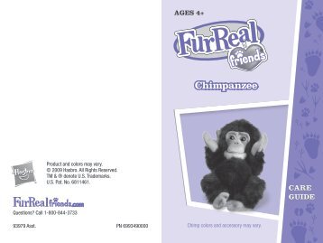 Hasbro Furreal Friends Cuddle Chimp User Manual