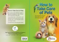 How to Take Care of Pets - Agri-Food & Veterinary Authority of ...